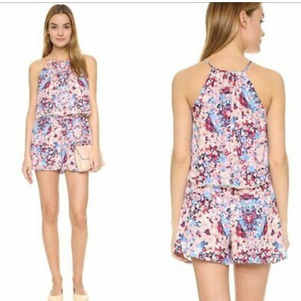 Parker Catamaran Floral  Romper